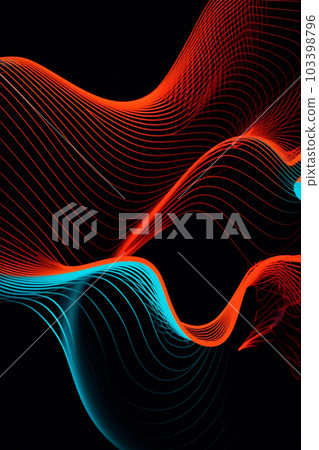 Generative ai. Abstract geometry pattern background, 103398796