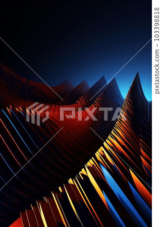 Generative ai. Abstract geometry pattern background, 103398818