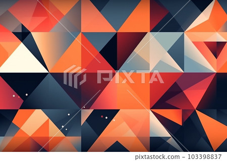 Generative ai. Abstract geometry pattern background, 103398837