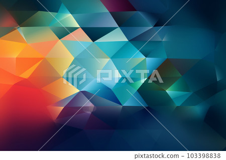 Generative ai. Abstract geometry pattern background, 103398838