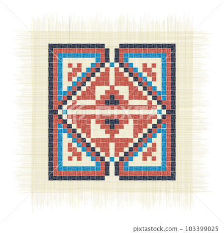 The Rose in Bud Tatreez 103399025
