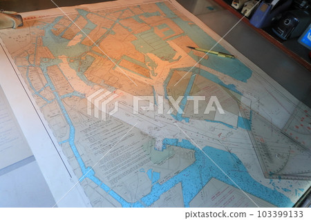 Nautical chart Tokyo Bay nautical chart Sea map Nautical chart Tokyo Bay nautical chart Sea map 103399133