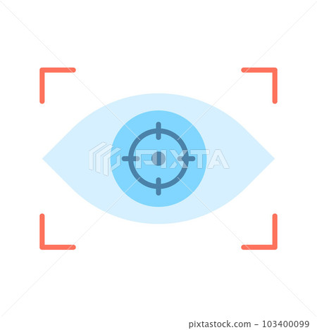 Focus icon vector image. 103400099