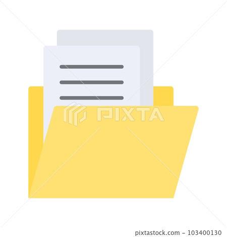 File icon vector image. 103400130