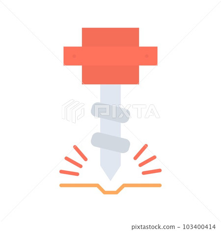 Drilling Machine icon vector image. 103400414