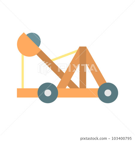 Catapult icon vector image. Catapult icon vector image. 103400795