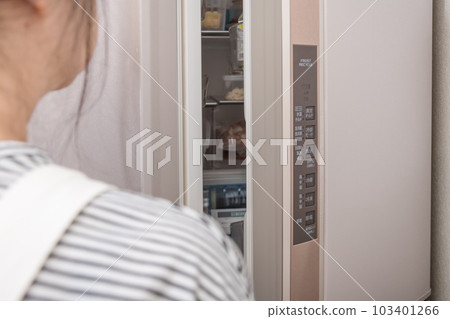 [Housewife looking for a refrigerator] 103401266