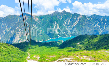 立山黑部阿爾卑斯山脈路線:從大觀峰到黑部平 立山黑部阿爾卑斯山脈路線:從大觀峰到黑部平 103401712