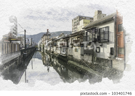 Watercolour-style Nagasaki Oura Catholic Church Station Nagasaki City, Nagasaki Prefecture Watercolour-style Nagasaki Oura Catholic Church Station Nagasaki City, Nagasaki Prefecture 103401746