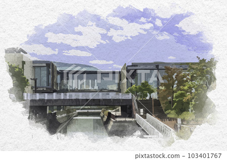 Watercolor style Nagasaki Nagasaki Prefectural Museum of Art Nagasaki City, Nagasaki Prefecture 103401767