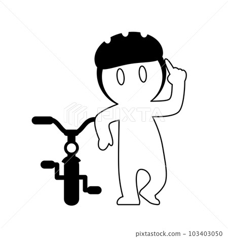 bike and helmet bike and helmet 103403050