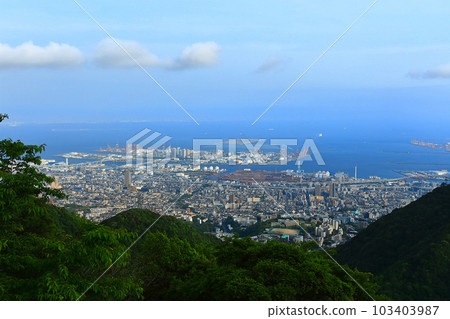[Hyogo Prefecture] Kobe city seen from the hachimaki observatory 103403987