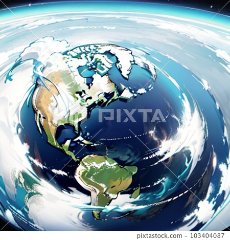 A view of the earth from space A view of the earth from space 103404087