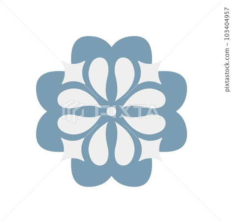 美麗的花邊磁磚圖形與圖標,花紋藝術與剪紙與圖騰與幾何的向量設計元素 103404957