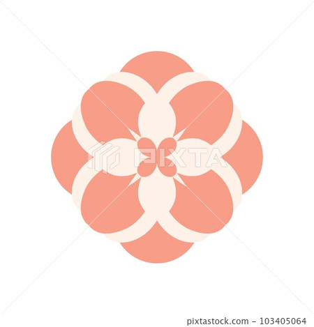 Beautiful Lace Tile Graphics and Icons, Floral Art and Cutouts with Totem and Geometric Vector Design Elements 103405064