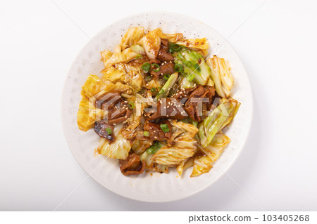 甜辣炒牛雜白菜 甜辣炒牛雜白菜 103405268