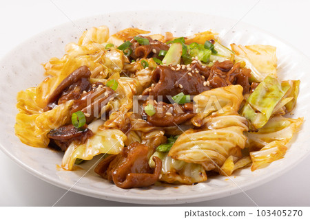 甜辣炒牛雜白菜 甜辣炒牛雜白菜 103405270
