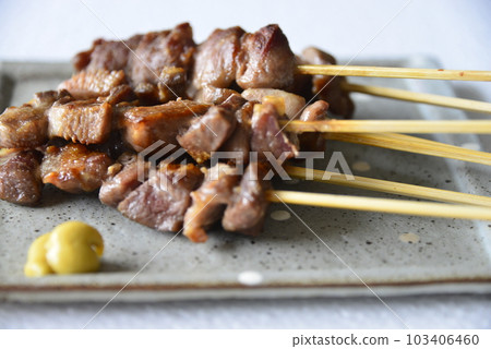 鮮味十足的烤肉串 鮮味十足的烤肉串 103406460