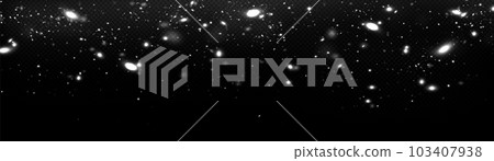 White light sparkles border on black transparent White light sparkles border on black transparent 103407938