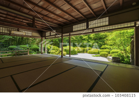 Shisendo，京都新綠植物中的相框花園 103408115