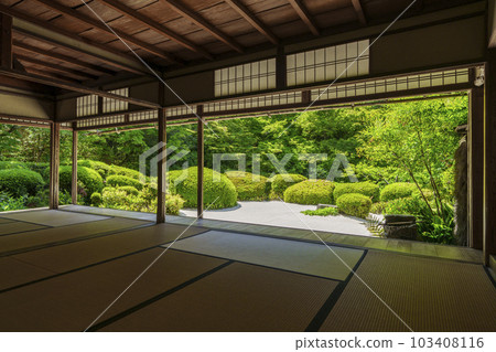 Shisendo，京都新綠植物中的相框花園 103408116