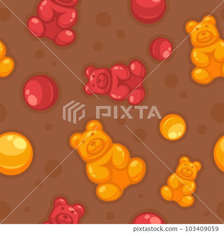 Jelly bears, sweets and desserts from shop store Jelly bears, sweets and desserts from shop store 103409059