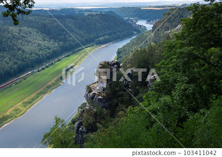 View of the Elbe. View of the Elbe. 103411042