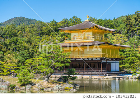 日本京都著名景點金閣寺 日本京都著名景點金閣寺 103412825