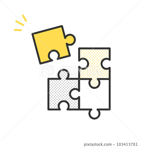 適合拼圖的圖像插圖素材 適合拼圖的圖像插圖素材 103413781
