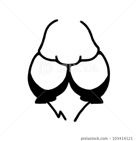 back view of white owl 103414121