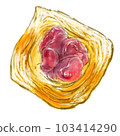 Danish bread (cherry Danish) 103414290