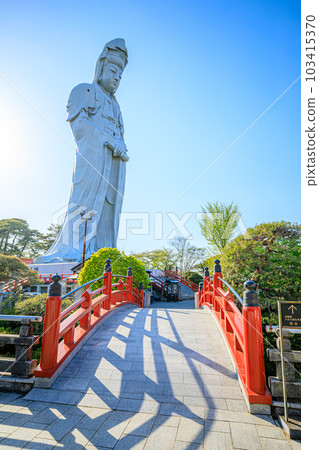 Takasaki white-robed Daikannon in spring Takasaki City, Gunma Prefecture 103415370
