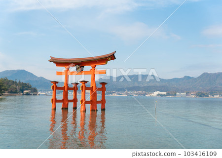 Miyajima Shrine Torii 103416109