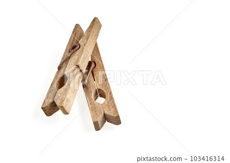 Wooden clothespin stock image. Image of copy, closeup - 21441367