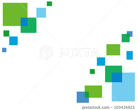Geometric pattern frame white space rectangle 103416923