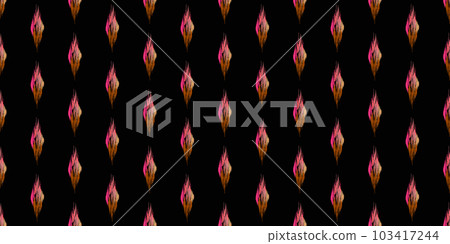 Ethnic abstract ikat art. Seamless pattern in tribal, folk embroidery, and Mexican style. Aztec geometric art ornament print. Design for carpet, wallpaper, clothing, wrapping, fabric, cover, textile. Ethnic abstract ikat art. Seamless pattern in tribal, folk embroidery, and Mexican style. Aztec geometric art ornament print. Design for carpet, wallpaper, clothing, wrapping, fabric, cover, textile. 103417244