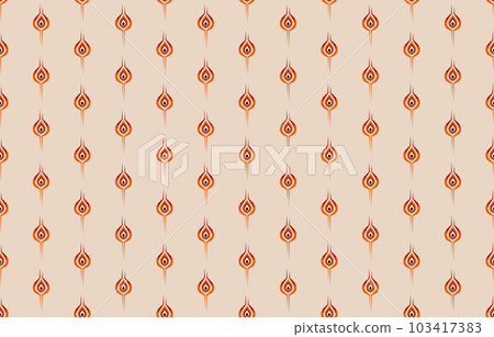 Ethnic abstract ikat art. Seamless pattern in tribal, folk embroidery, and Mexican style. Aztec geometric art ornament print. Design for carpet, wallpaper, clothing, wrapping, fabric, cover, textile. Ethnic abstract ikat art. Seamless pattern in tribal, folk embroidery, and Mexican style. Aztec geometric art ornament print. Design for carpet, wallpaper, clothing, wrapping, fabric, cover, textile. 103417383