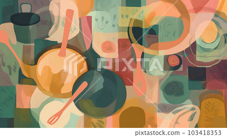 Abstract illustration background of cooking image "AI generated image" Abstract illustration background of cooking image "AI generated image" 103418353