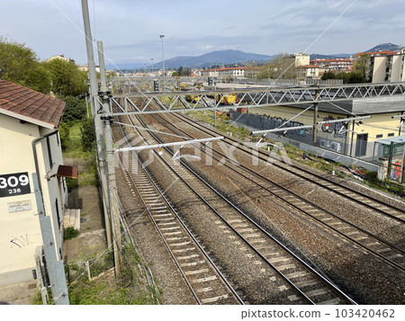 Train travel through Europe Train travel through Europe 103420462