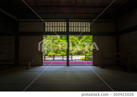 萬壽院門跡寺春季畫框庭園(京都市左京區一乘寺) 萬壽院門跡寺春季畫框庭園(京都市左京區一乘寺) 103421026