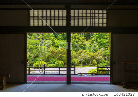 萬壽院門跡寺春季畫框庭園（京都市左京區一乘寺） 103421028