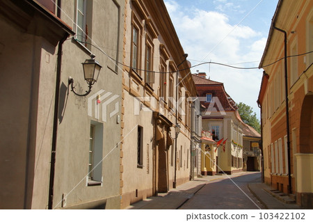 Vilnius Historic District, a World Cultural Heritage Site in the Northern European Baltic States of Lithuania Old Town Streets 103422102