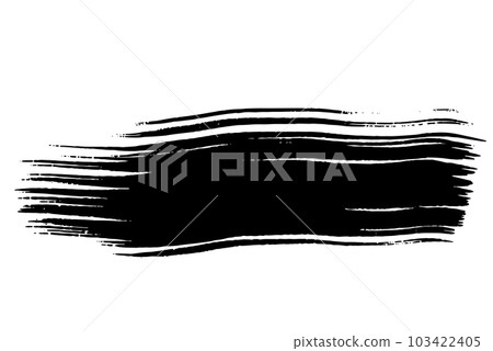 An image of flowing ink that looks like it was drawn with a brush Smooth curved banner background that creates harmony 103422405
