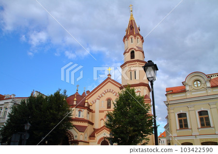 立陶宛北歐波羅的海國家世界文化遺產維爾紐斯老城俄羅斯東正教教堂 103422590