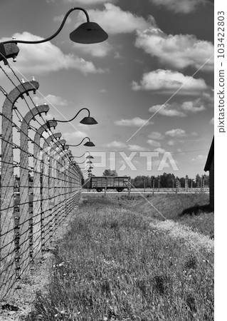 concentration camp in auschwitz oswiecim in poland concentration camp in auschwitz oswiecim in poland 103422803