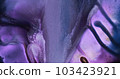 Purple paint wave flow down. Amazing white-purple ink foam flowing background. Shiny ink mix background. Fluid backdrop. Acrylic move pattern texture. Dark pink liquid river color art 103423921