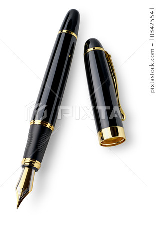 Black and gold fountain pen 103425541