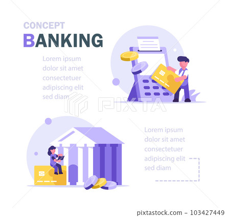 Financial services abstract concept,Banking operations, payment processing, currency exchange, check account Financial services abstract concept,Banking operations, payment processing, currency exchange, check account 103427449