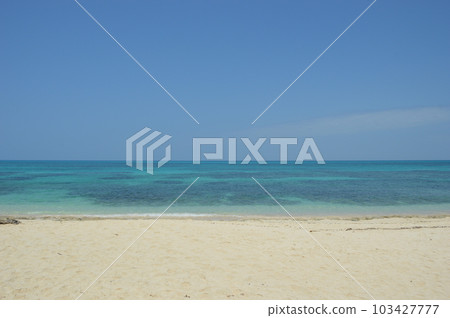 藍天、地平線和沙灘 103427777