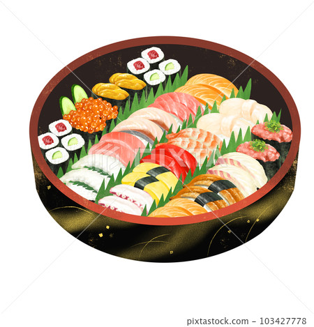 什錦壽司開胃小菜 什錦壽司開胃小菜 103427778